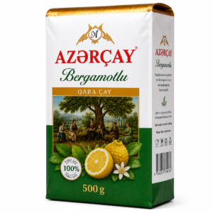 Azərçay Bergamotlu – Premium Ətirli Qara Çay (500 q)