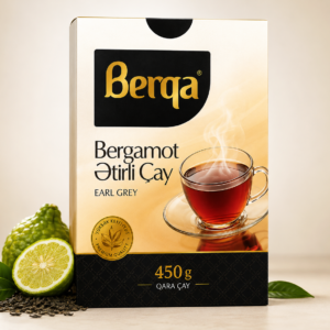 Berqa Bergamot Ətirli Çay (Earl Grey) – Premium Qara Çay (450 q)