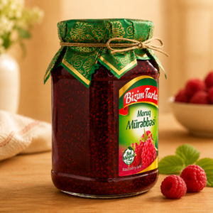 Bizim Tarla Moruq Mürəbbəsi – Premium Raspberry Jam (400 q) Hover Image